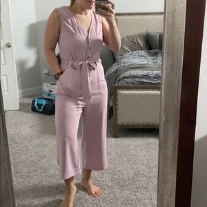 Pink jumpsuit size small